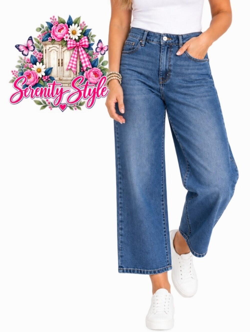 Blanknyc The Baxter Ribcage Jeans High Rise Straight Leg Size 25 Medium Wash New